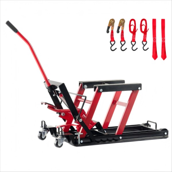 ATV & Motorcycle Repair Stand, 1500LBS Hydraulic Motorcycle Lift Jack