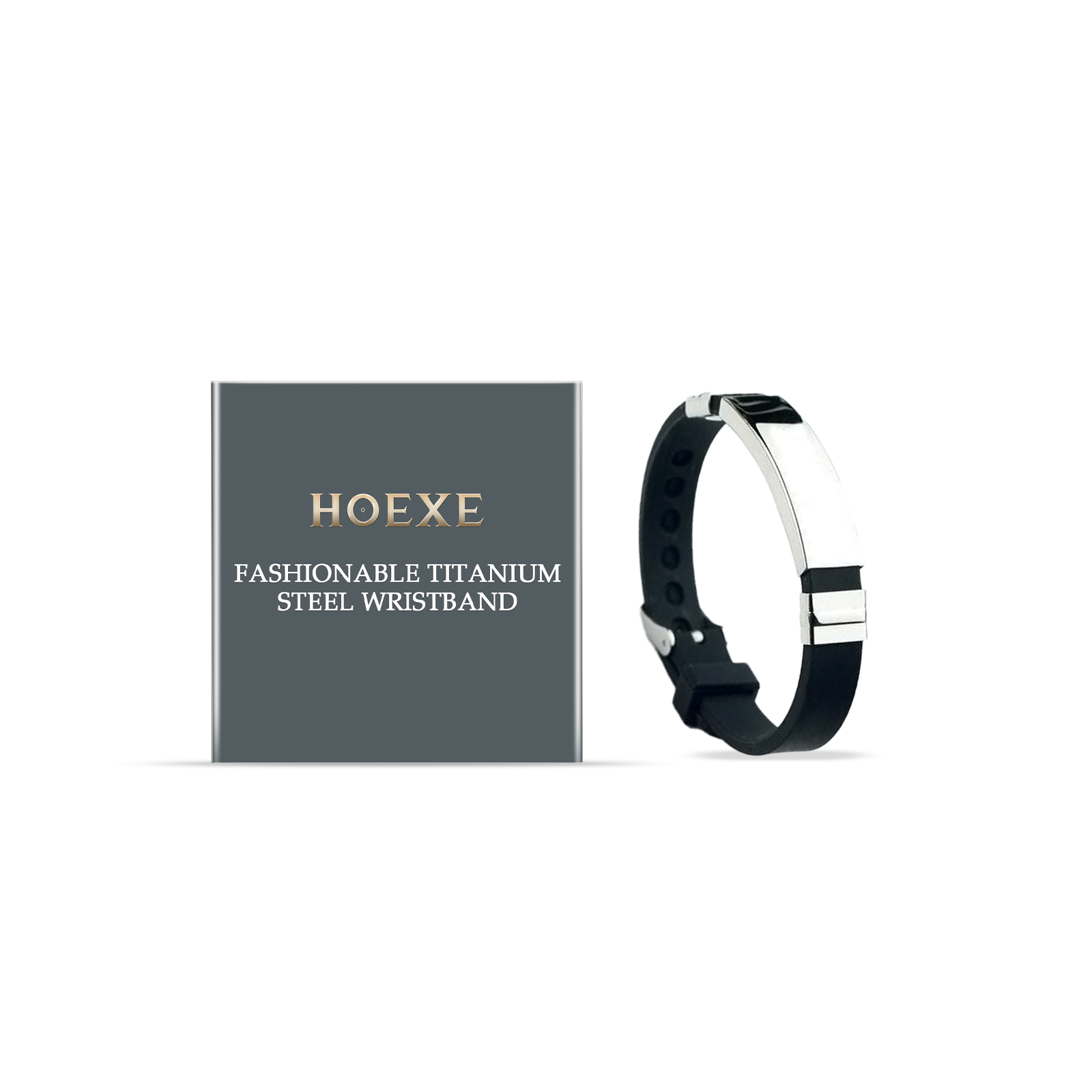 Houkea 时尚钛钢手环 个性潮流装饰舒适时尚便携男女通用